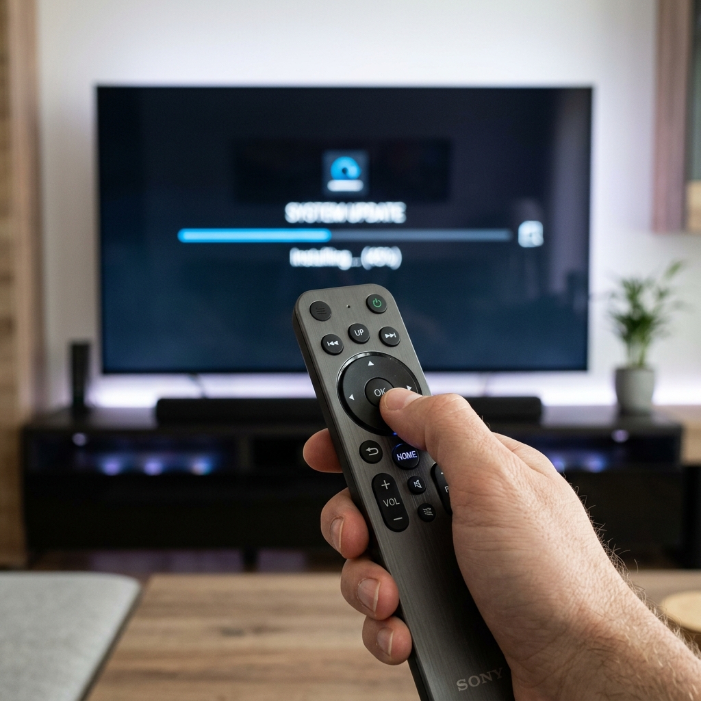 Fire TV remote navigating application permissions in the settings menu